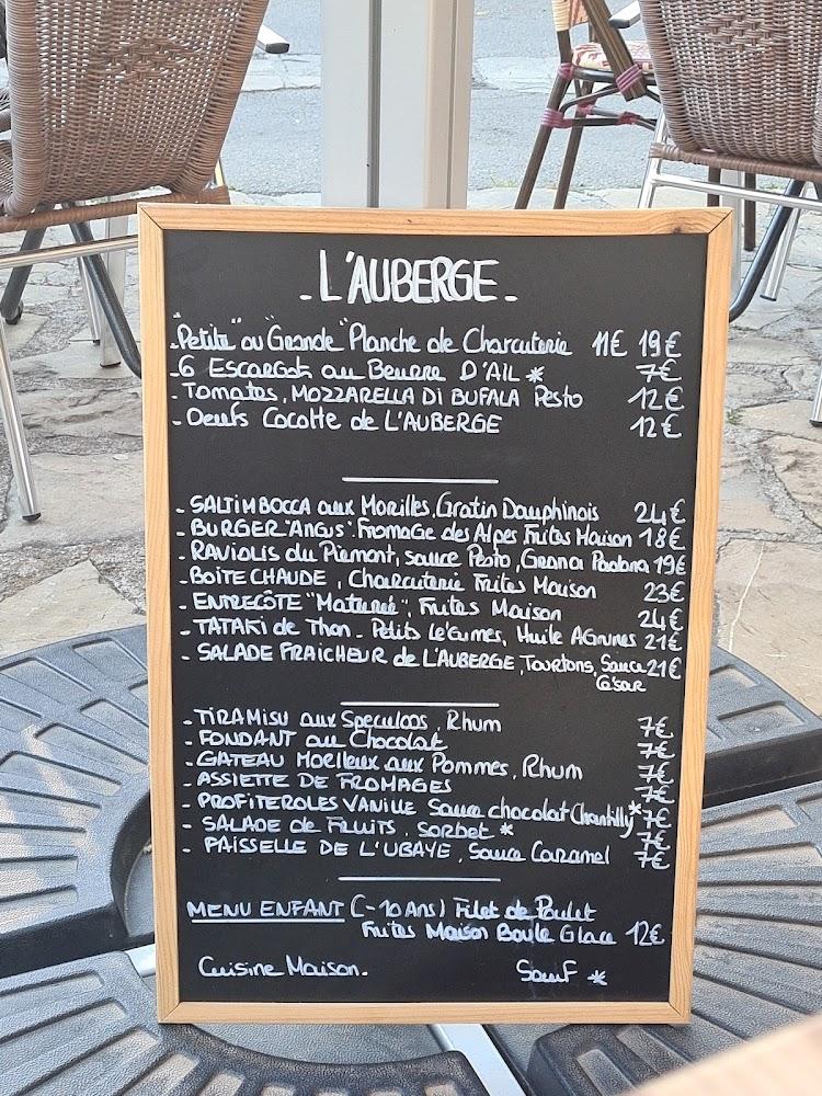 L'Auberge - Menu Image 2
